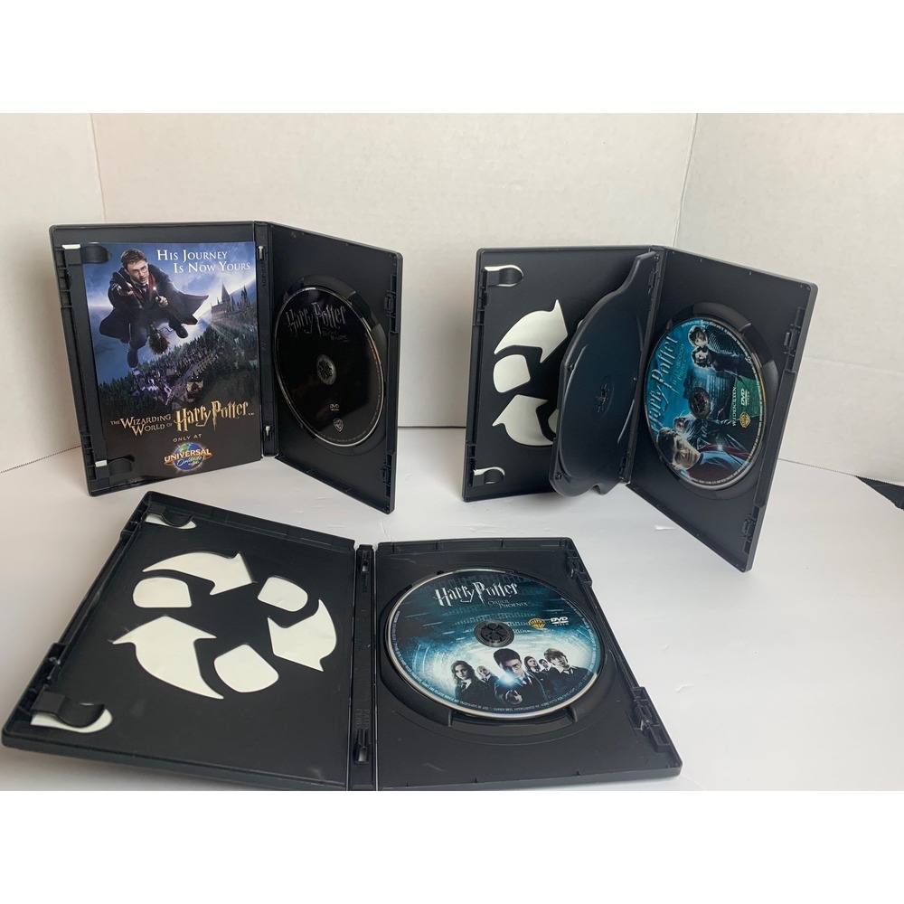 Harry Potter DVD Collection Lot 6 Cases/Inserts  Widescreen/Full-Screen Edition - Picture 5 of 6